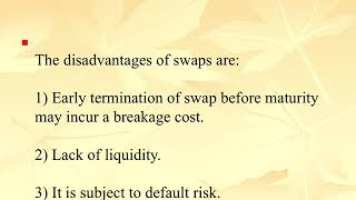 Uses of Swaps and Swaptions