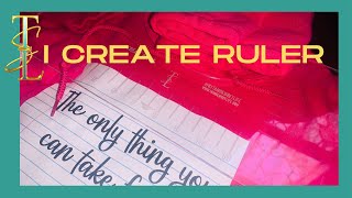 T-shirt alignment tool | I CREATE RULER used 2 Ways | Tam’s Sweet Life