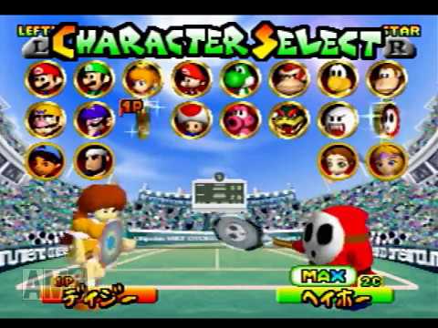 マリオテニス６４パート６８ ｍａｘ のヘイホーと対決 Youtube