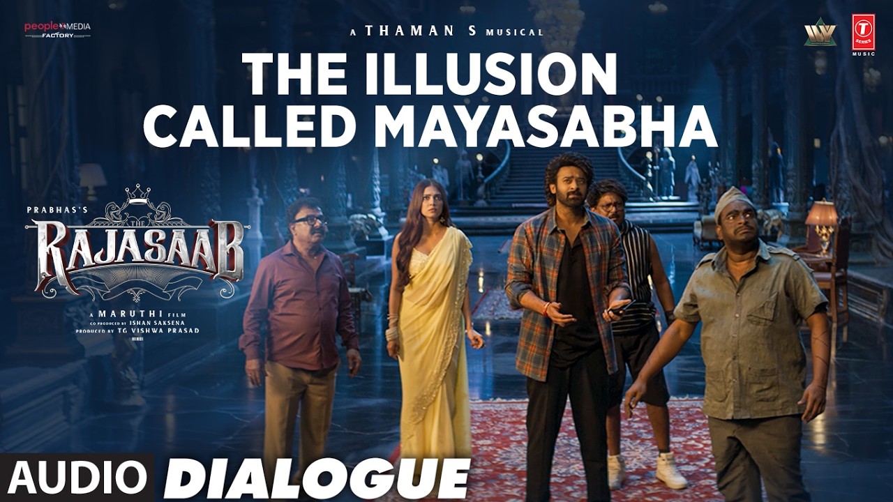 "The Illusion Called Mayasabha" - The Rajasaab Dialogue | Prabhas | Sanjay Dutt | Nidhhi | Warina