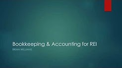 Bookkeeping and Accounting for Real Estate Investors 