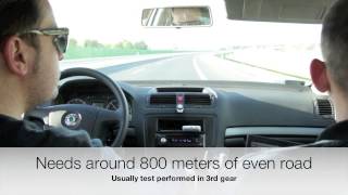 DYNOMET Portable Road Dyno demonstration