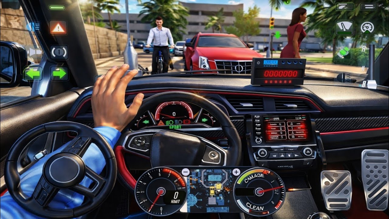 New Taxi Driver 2026 - Civic Car City Driving Game - Taxi Simulator Evolution! Android  game 