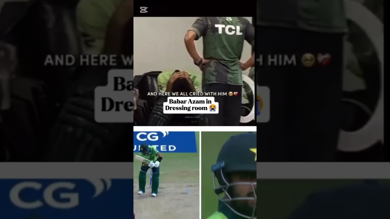 baber cry in dressing room 