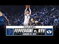 Pepperdine vs. BYU Basketball Highlights (2019-20) | Stadium