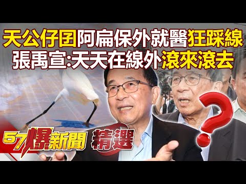 張禹宣恍然大悟「阿扁不是台灣之子」 是天公仔囝！？ 狠酸陳水扁保外就醫「狂踩線」還能幫陳昭姿助選！-【57爆新聞 精選】