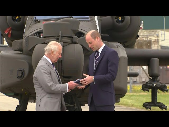 King Charles appoints William to lead Harry's old regiment | AFP class=