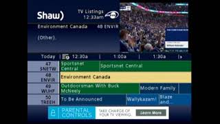 Shaw Communications Digital Guide (November 7, 2021)