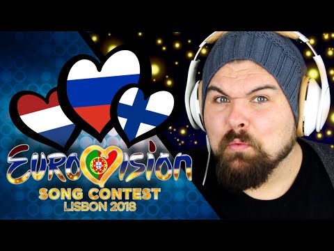 Reviewing Eurovision 2018. RUSSIA, NETHERLANDS & FINLAND.
