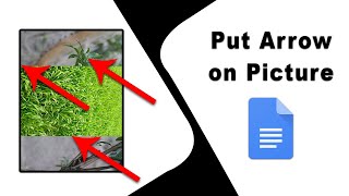 How to put an arrow on a picture in Google Docs