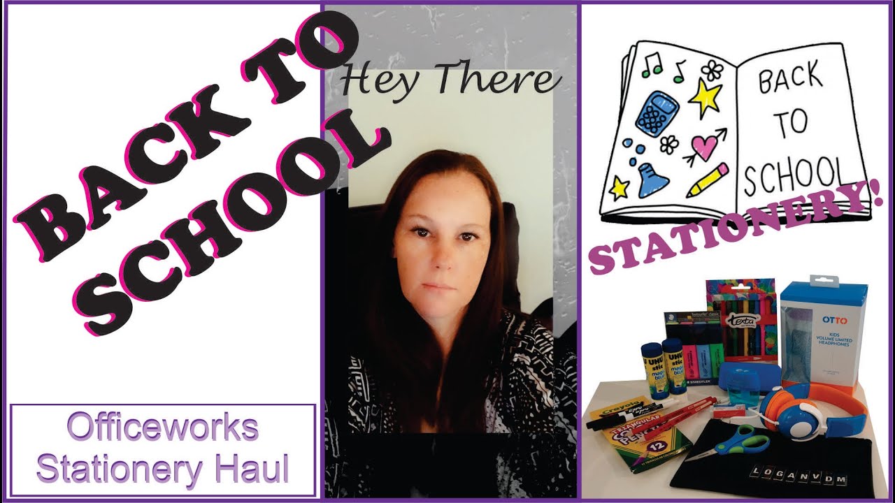 Officeworks Stationery Haul YouTube
