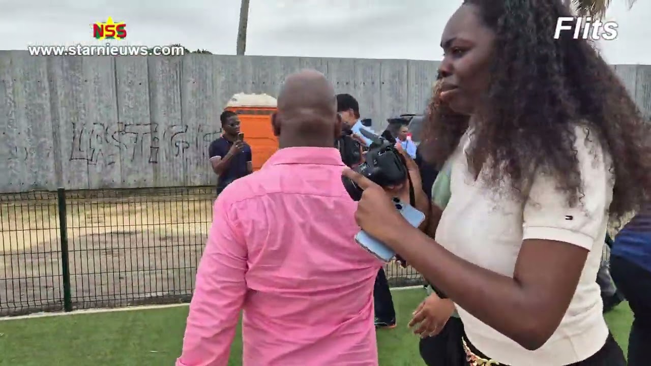 Lelydorp, president Santokhi opent trimbaan