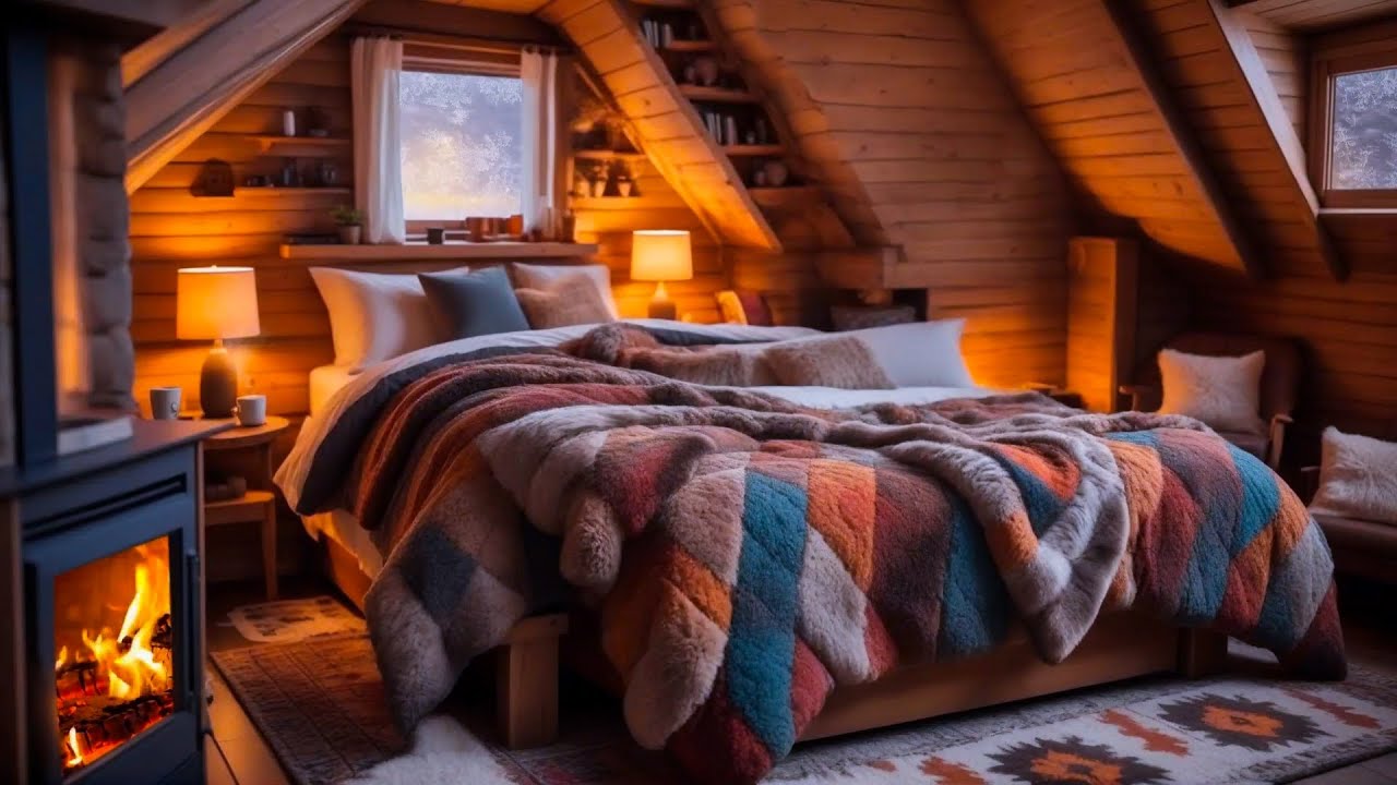SnowStorm Sounds for Sleeping Spend a blizzard night in a cozy cabin ...