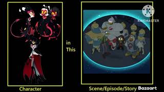 Blitzo Moxxie Millie &amp; Stolas Was In Moonvasion Scene (Roleplay)