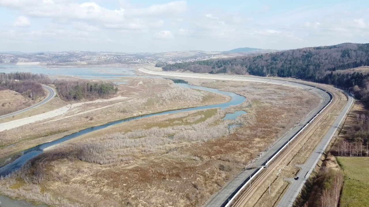 Jezioro Mucharskie po zabezpieczeniu osuwisk