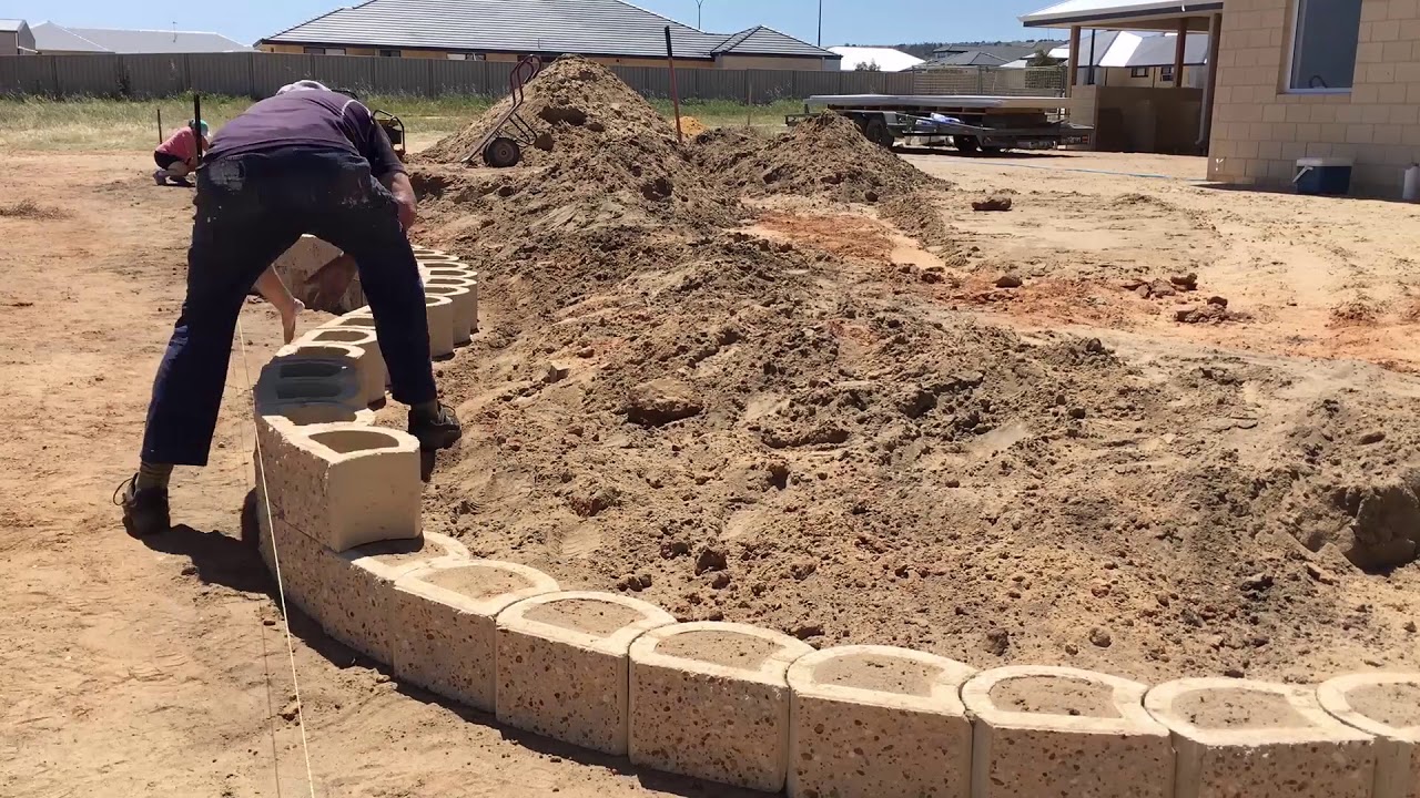 Concrete Garden Edging Blocks Bunnings Fasci Garden