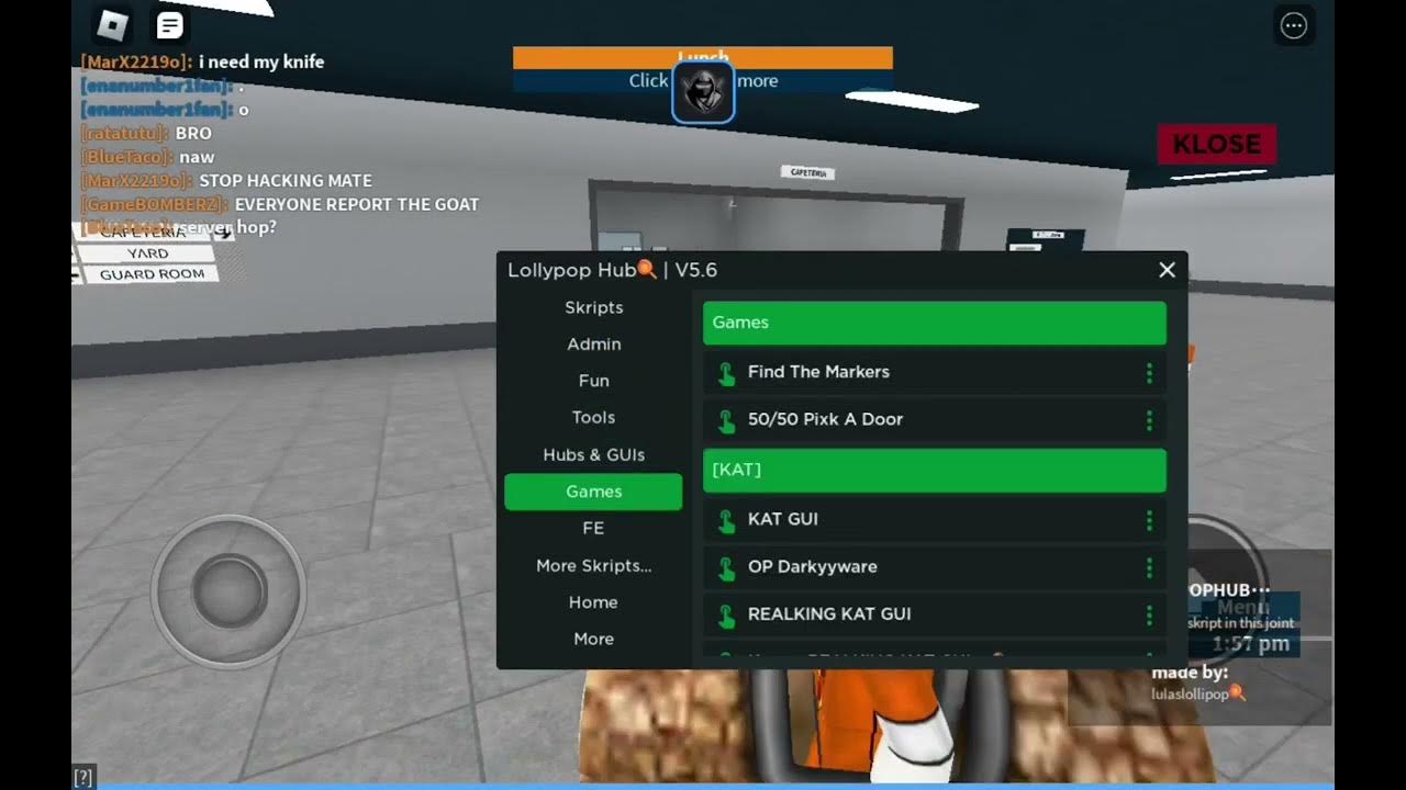 Roblox Fe Script Showcase (Lollypop hub) - YouTube