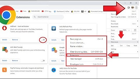 Google Chrome HOW to Disable Enable Any EXTENSION (Remove Extensions App)