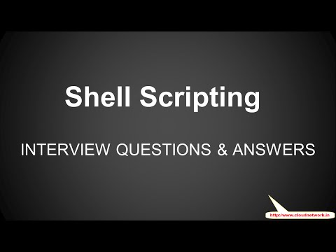 Linux Shell Scripting Interview Questions and Answers for Fresher & Experience