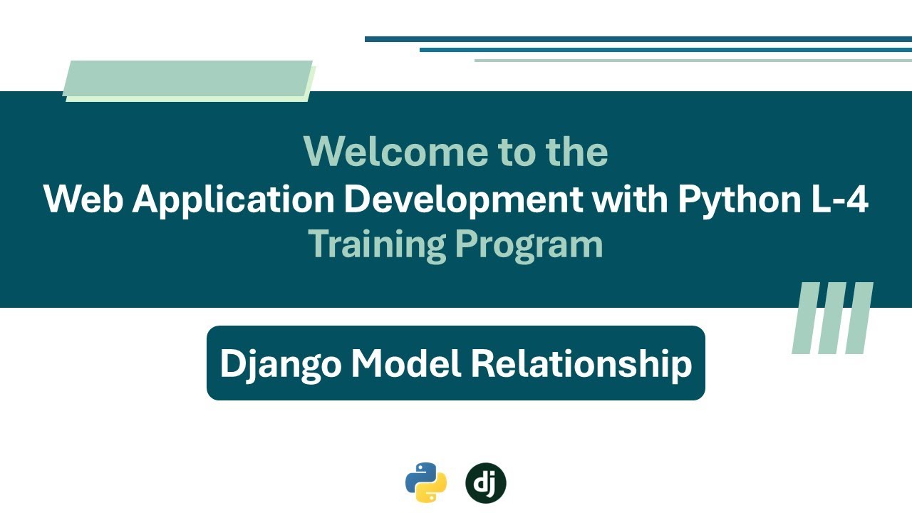 Django Model Relationship Part-1 | Django Tutorial - YouTube