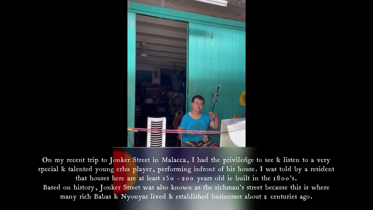 Blind Erhu Musician @ Jonker Street, Malacca
