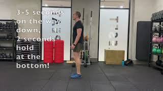 Slow Eccentric Reverse Lunges