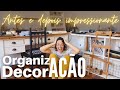 Super transformAÇÃO! Várias ideias Farmhouse! Organização é vida e decoração é vida em abundância!