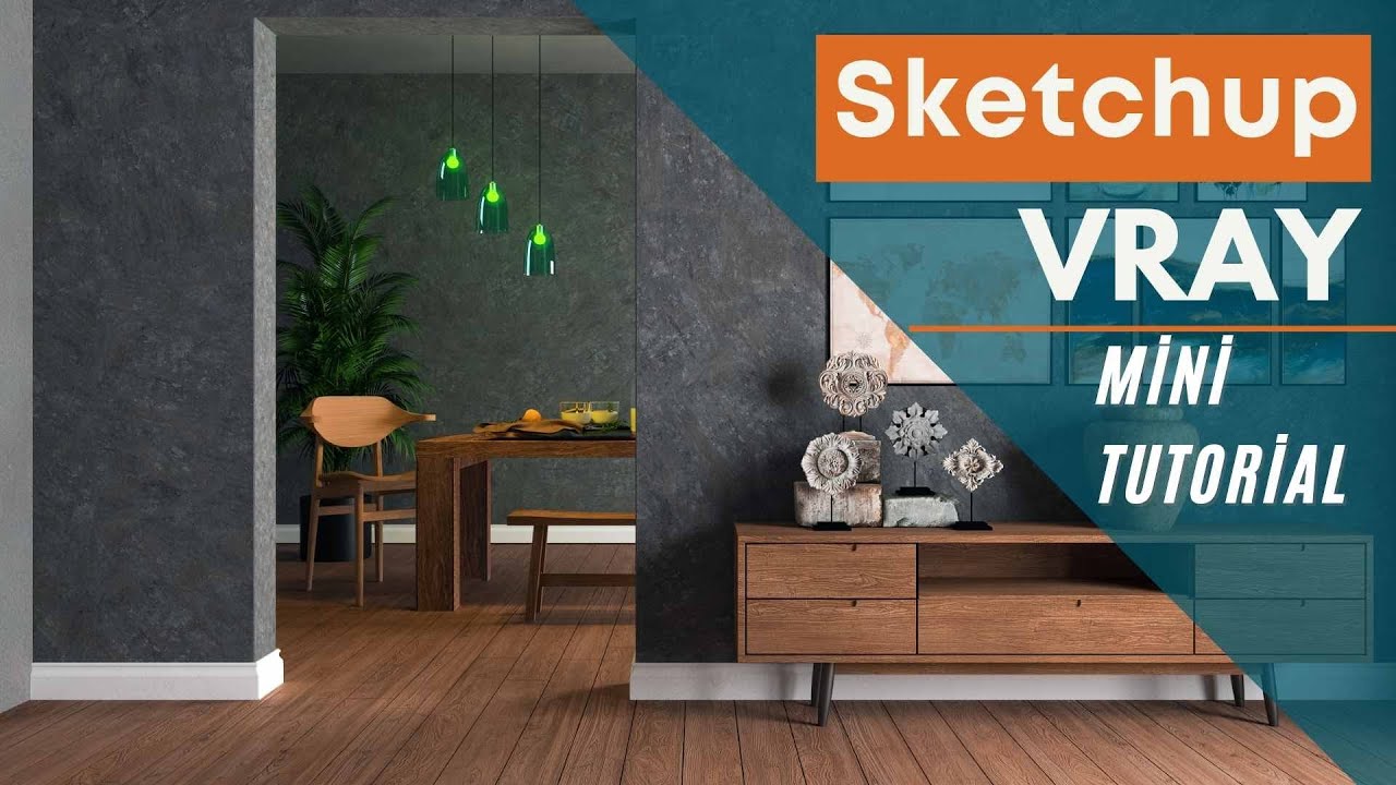Sketchup Vray 5 interior Mini Tutorial - YouTube