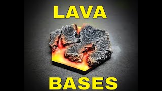 How to Paint Lava Bases | Battletech Basing Tutorial