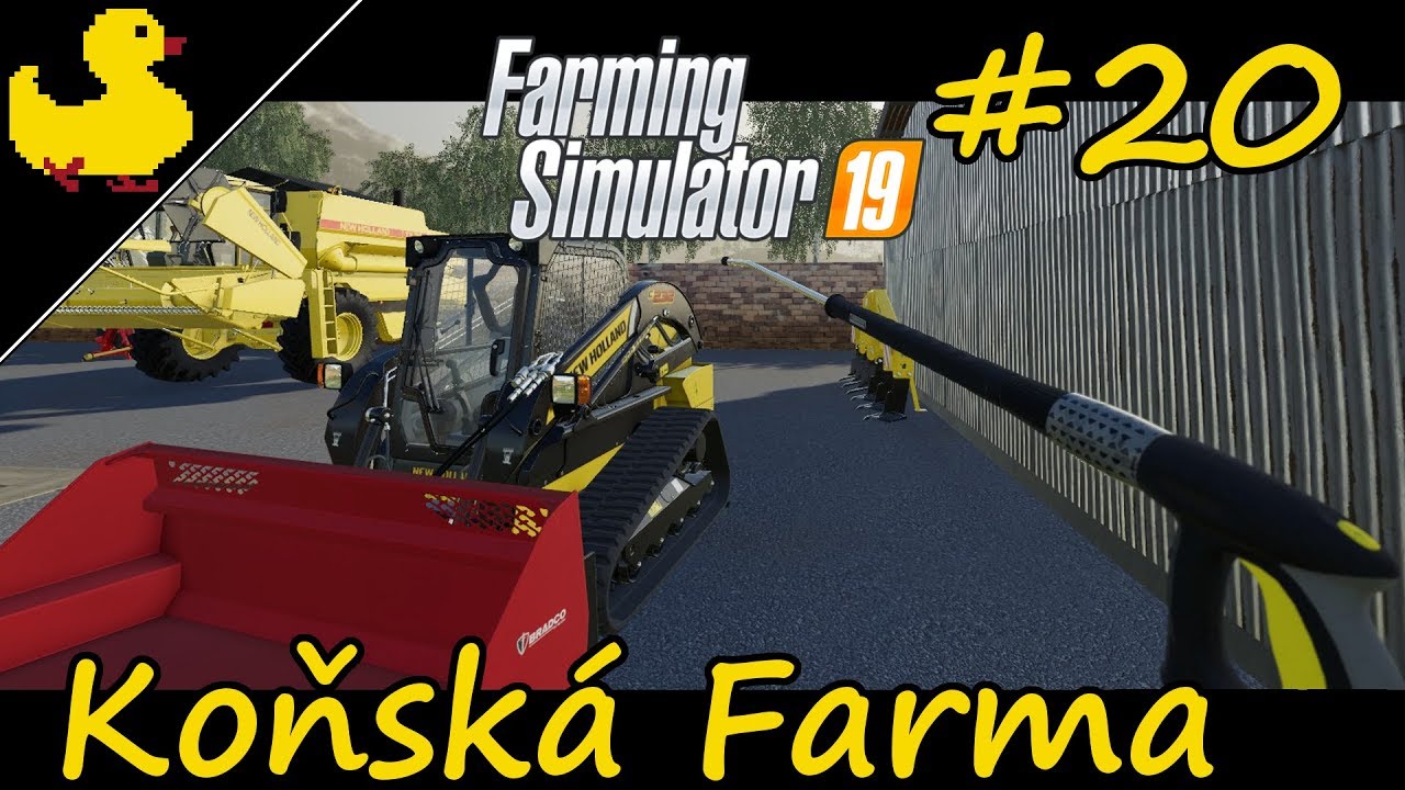 Konečně jsem to umyl - Farming Simulator 19 CZ #20