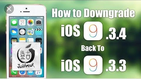 How to downgrade IOS 9.3 to 9.2.1 [with link]™