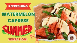 A Summer Sensation: Refreshing Watermelon Caprese #watermelon #caprese #appitizer by Momma Needs A Goal 32 views 3 weeks ago 7 minutes, 47 seconds