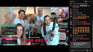 ŁATWOGANG ZDOBYWA 10MILIONÓW NA STREAM CHARYTATYWNYM! #jr #cancerfighters #bedoes