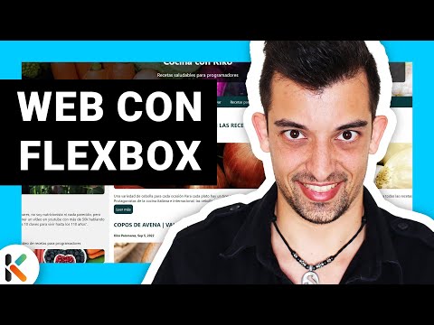 💙 Creamos una página web usando Flexbox CSS desde cero y paso a paso