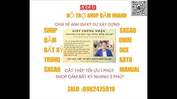 SHOP DẦM BẤT KỲ NHANH 2 PHÚT -CẮT THÉP TỐI ƯU 1 PHÚT TẶNG CHO ANH EM KỸ SƯ