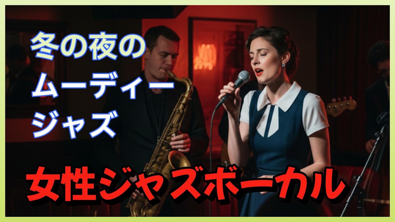 [女性ボーカル] 冬の夜のムーディージャズ   Moody Winter Night Jazz & Female Vocal