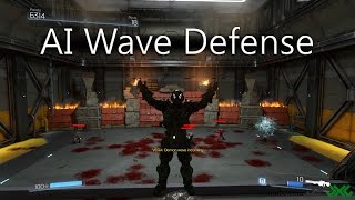 AI Wave Defense: A Doom Snapmap 'Trailer'