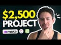 Watch me build a real makecom client project for 25k