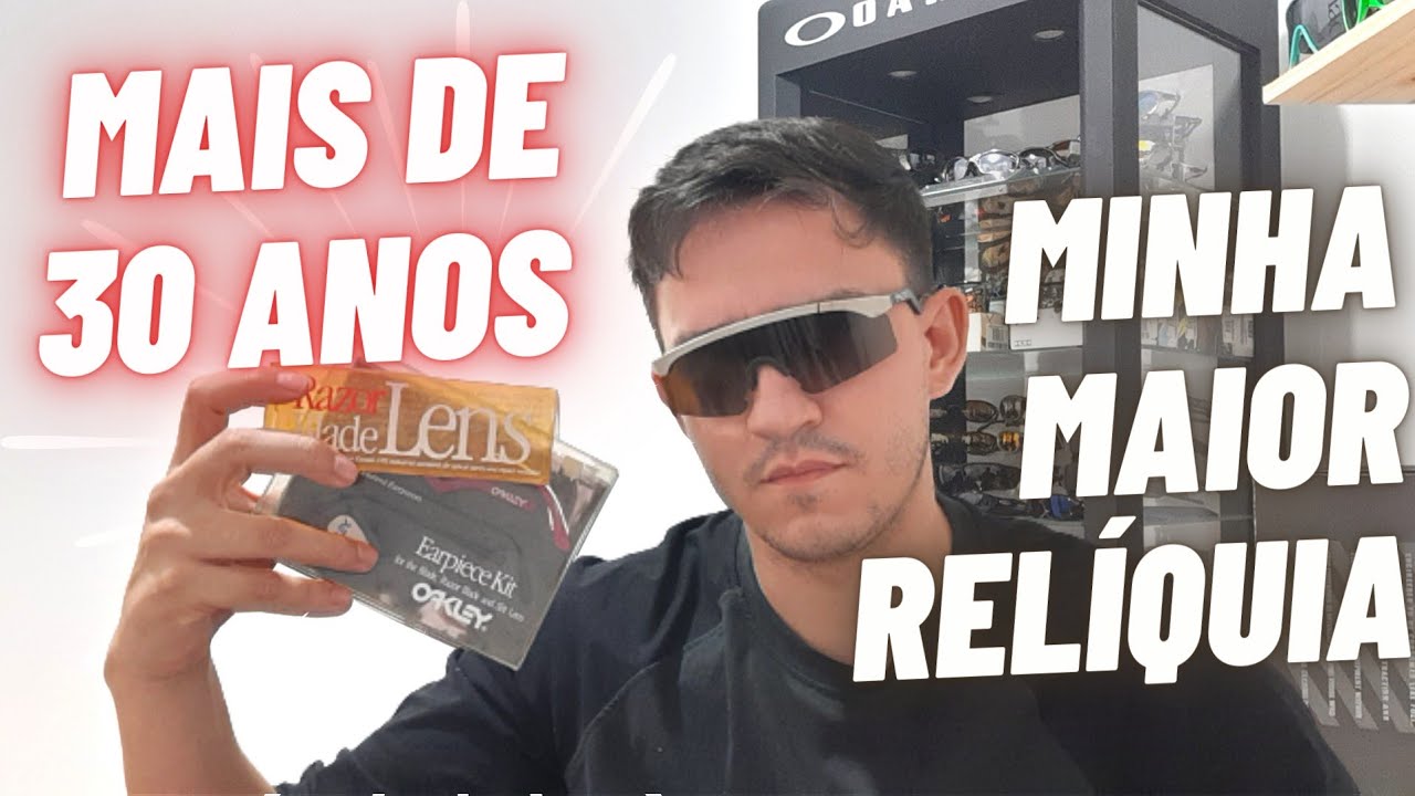 MAIOR RELÍQUIA OAKLEY DA MINHA COLEÇÃO | REVIEW OAKLEY RAZOR BLADE