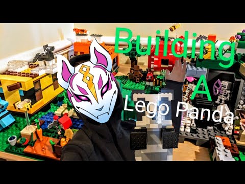 building a Lego Panda 1-6 - YouTube