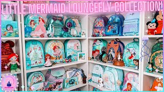 My Disney The Little Mermaid Loungefly Mini Backpack Collection Disney Princess Villain Haul Vlog