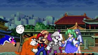 Team Duck Hunt Dog Vs Team Sanae Mugen Battle