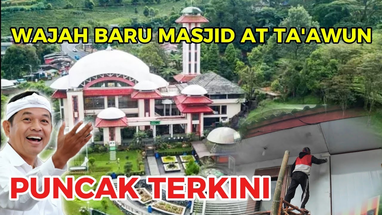 WAJAH BARU PUNCAK TERKINI SETELAH KEDATANGAN KDM KE MASJID AT TAWUN PUNCAK BOGOR