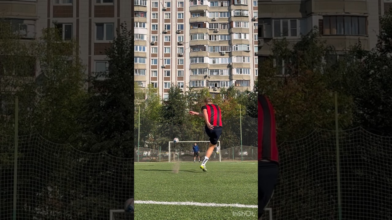 Тренировка удара по мячу 