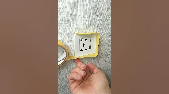 Remember this tip and trick with masking tape for a perfect paint job #shorts #diy #tips thumbnail