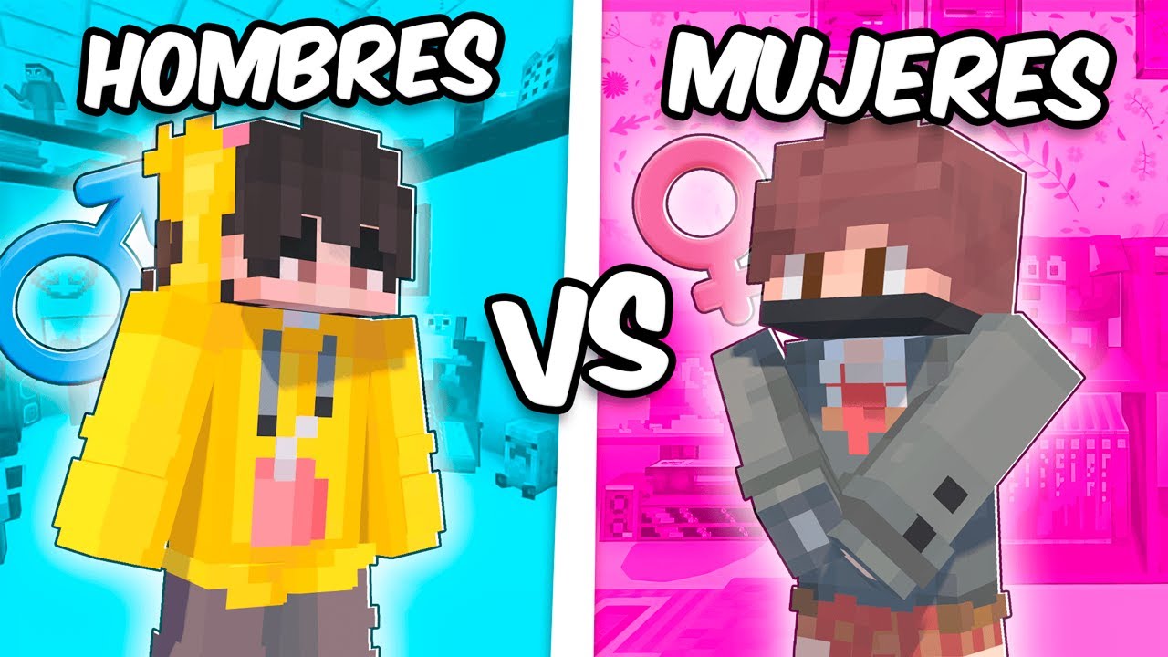 Hice un EVENTO de CHICAS vs CHICOS en MINECRAFT