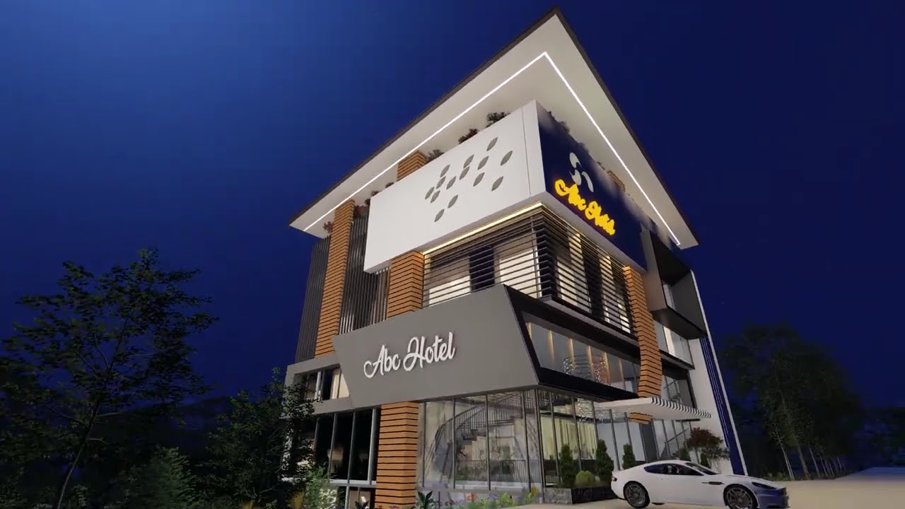 Modern Commercial Hotel Design in 3D — BEST Architectural Walkthrough!