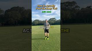 How to Actually Pass the Beep Test #soccer #soccertraining #fyp #beeptest #fitness