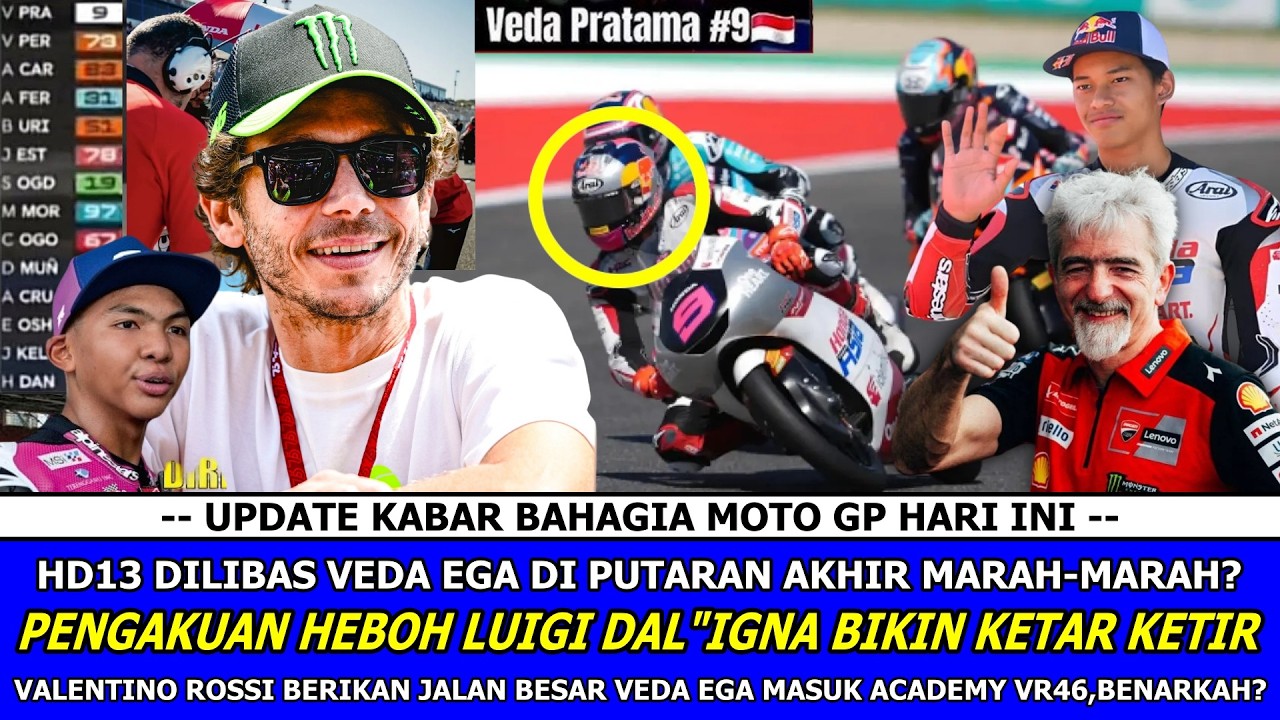 BIKIN SALTING MAXIMAL 🔵 VEDA EGA DIREBUTKAN Academy VR46 Vs DUcati LENOVO -HD13 MERADANG TAK TERIMA❓