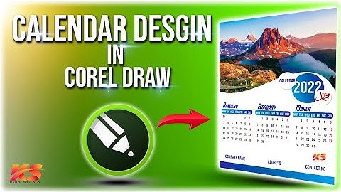 Calendar Design 2022 in Corel draw tutorial